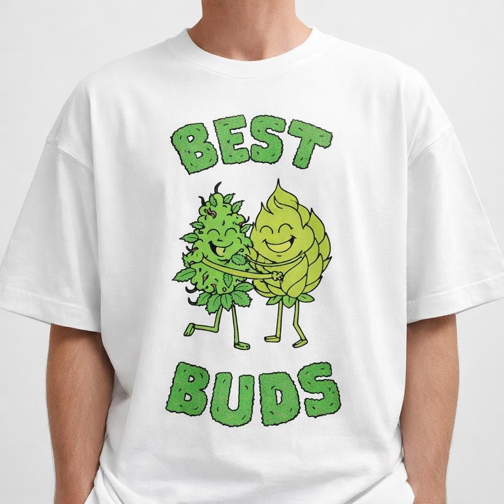 BEST BUDS AI-Generated Streetwear Tee | itéwear