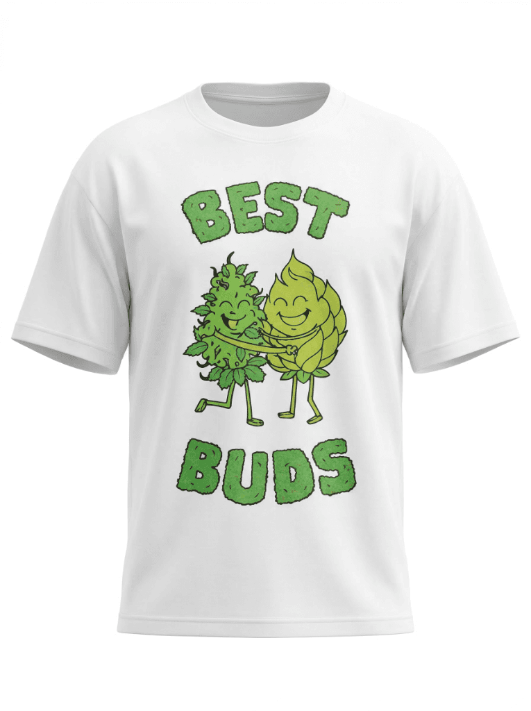 BEST BUDS AI-Generated Streetwear Tee - view 1 | itéwear