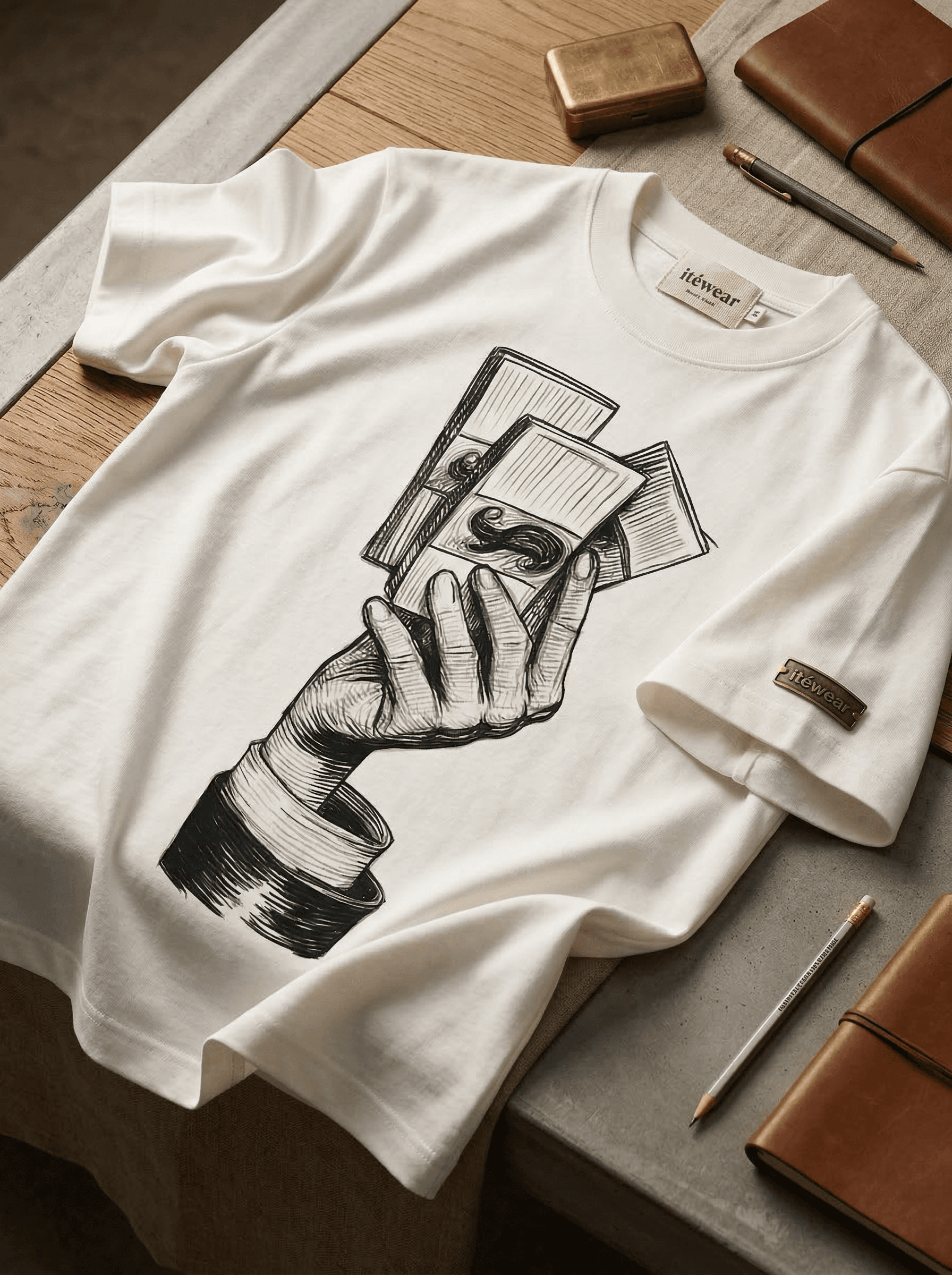 טי-שירט 'Algorithm Assets' - לבן