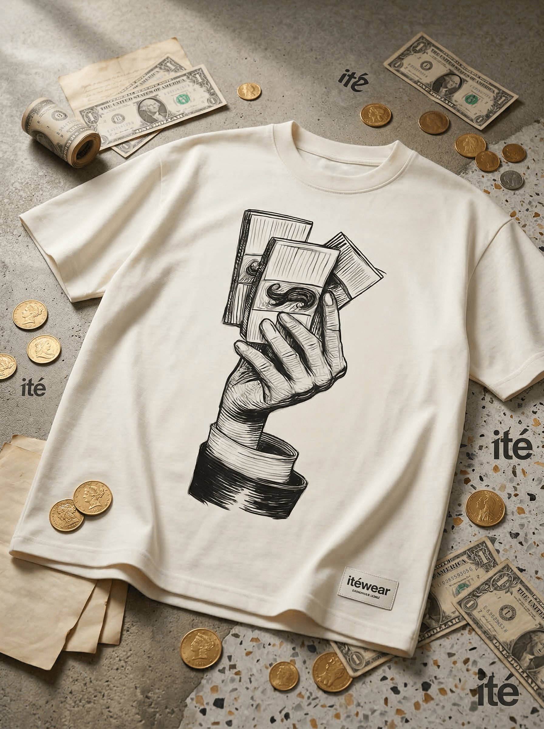 טי-שירט 'Algorithm Assets' - לבן